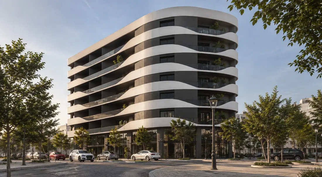 Immeuble R+6 — vue 1