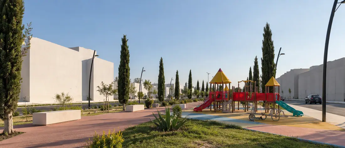 Parc urbain — vue 1