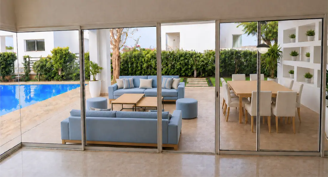 Terrasse couverte — vue 4