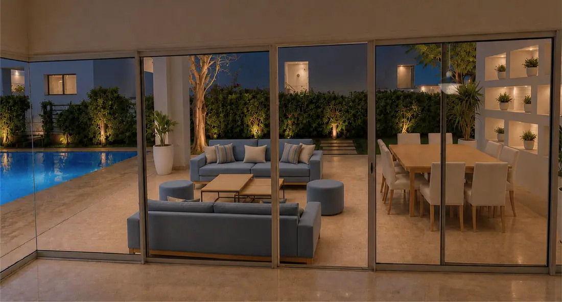 Terrasse couverte — vue 5
